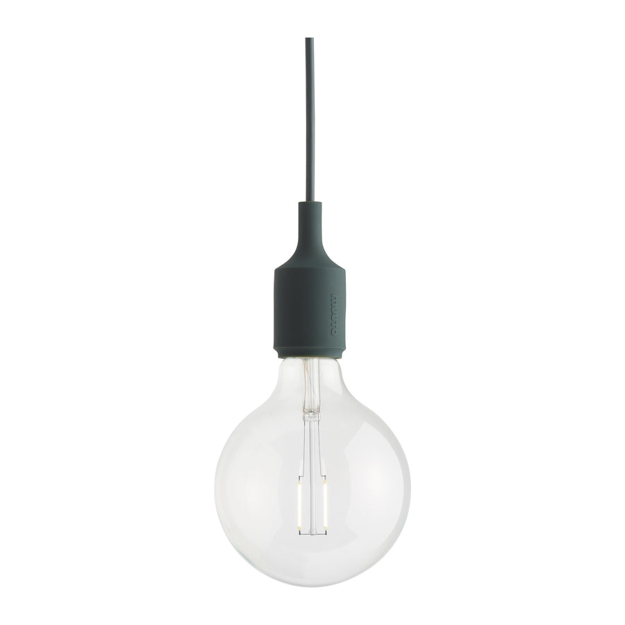 Závesná lampa E27, Dark Green
