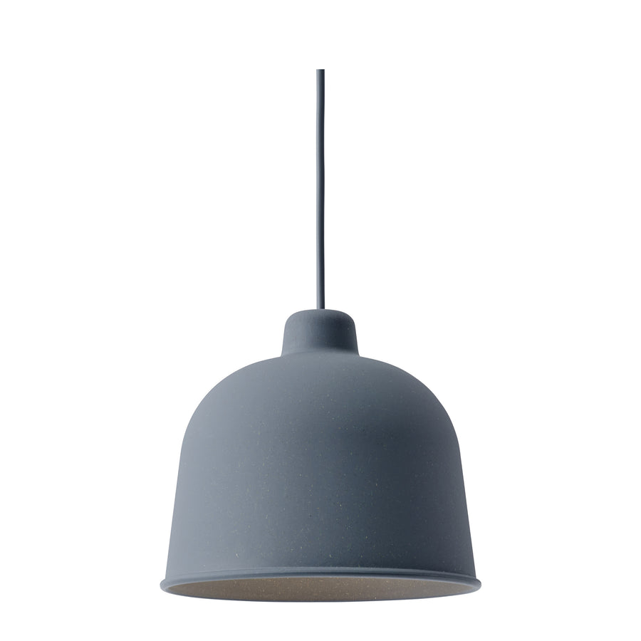 Závesná lampa Grain, Blue Grey