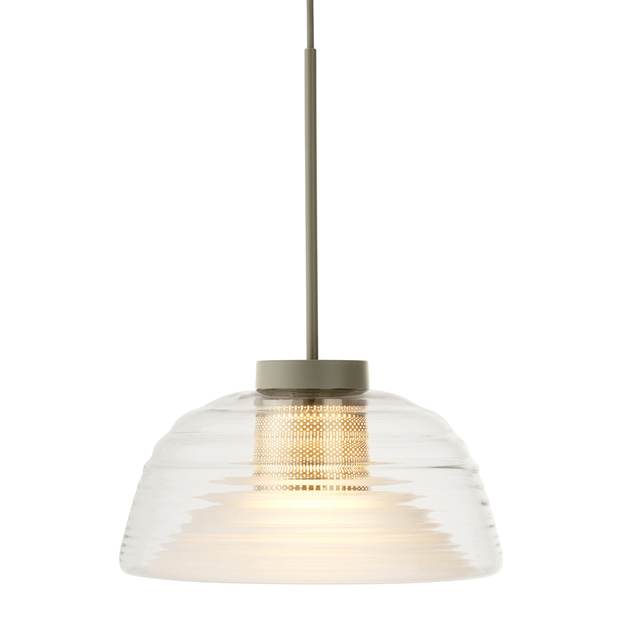 Závesná lampa Two-Layer, Olive
