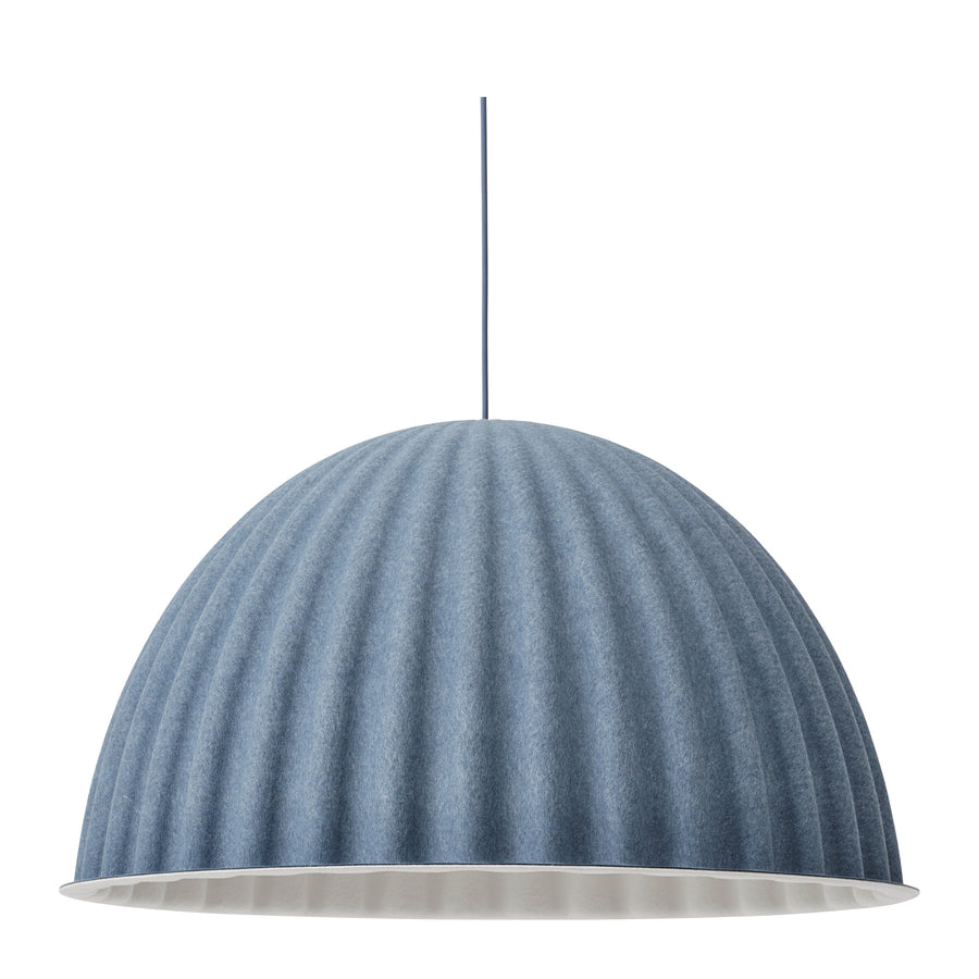 Závesná lampa Under The Bell Ø 82, Blue Grey
