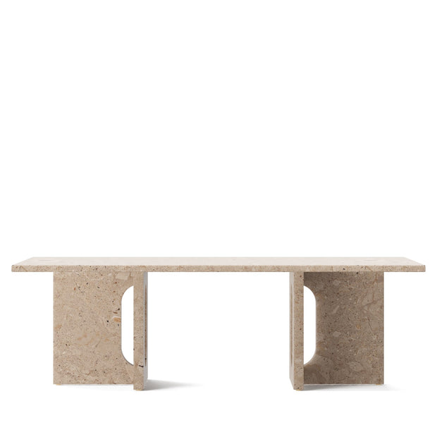 Audo Copenhagen Konferenční stolek Androgyne Lounge, Kunis Breccia Stone - DESIGNSPOT