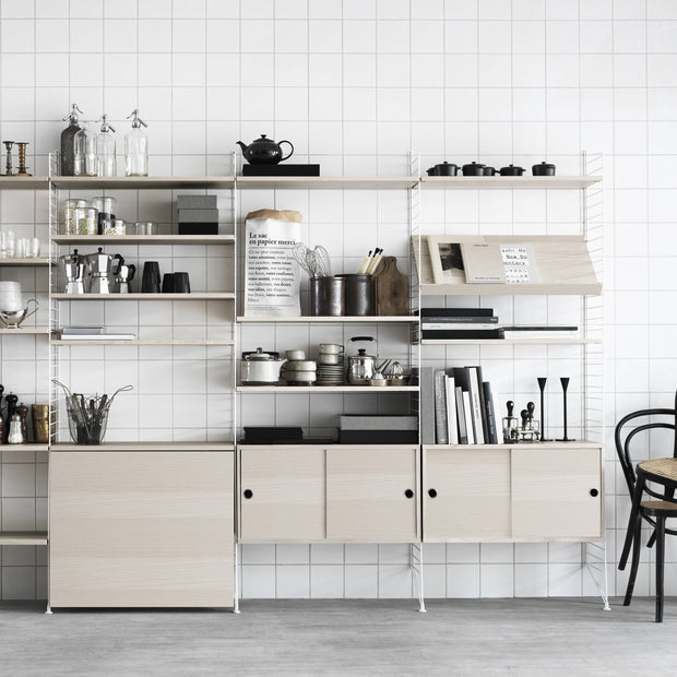 String Police na časopisy Magazine Shelf 78 x 30, Ash - DESIGNSPOT