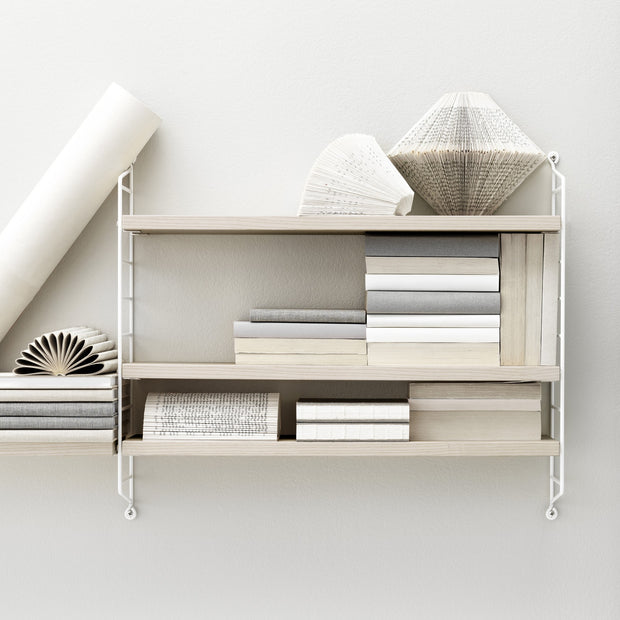 String Policový systém String Pocket, White/Ash - DESIGNSPOT