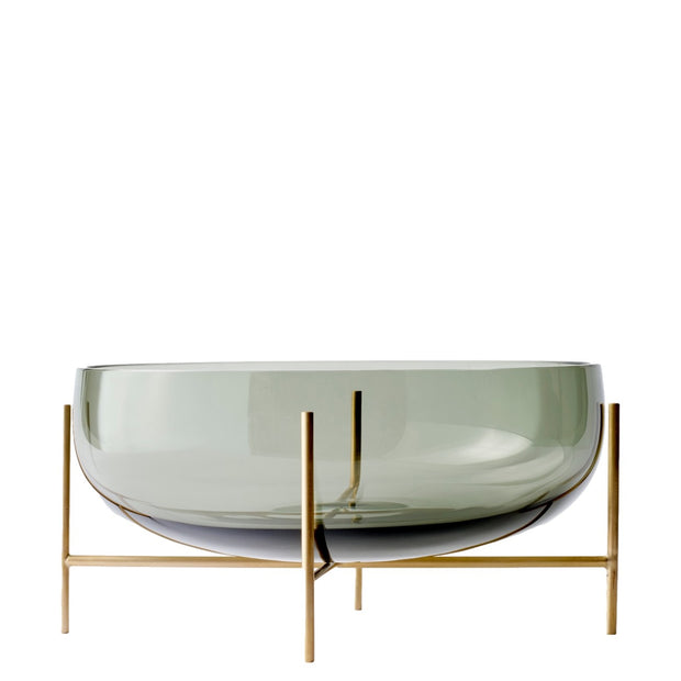 Audo Copenhagen Mísa Echasse M, Smoke / Brushed Brass - DESIGNSPOT