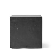 Audo Copenhagen Odkládací stolek Plinth Cubic, Black Marble - DESIGNSPOT