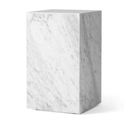 Audo Copenhagen Podstavec Plinth Tall, White Marble - DESIGNSPOT