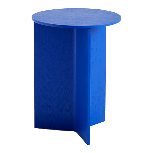 HAY Odkládací stolek Slit Wood, High Vivid Blue - DESIGNSPOT