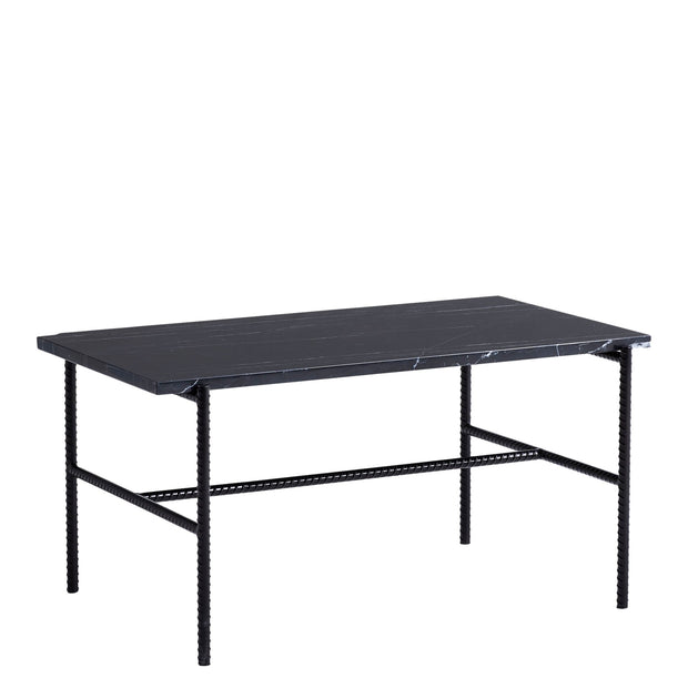 HAY Konferenční stolek Rebar, 80x49, Black Marble - DESIGNSPOT