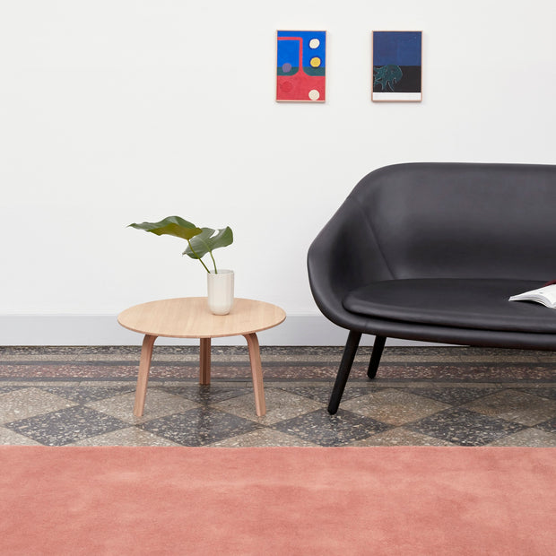 HAY Odkládací stolek Bella Ø45 High, White Oak - DESIGNSPOT