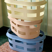 HAY Koš na prádlo Basket L, Light Grey - DESIGNSPOT