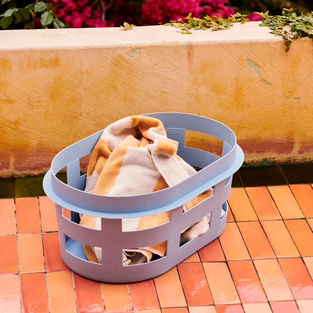 HAY Koš na prádlo Basket L, Light Grey - DESIGNSPOT