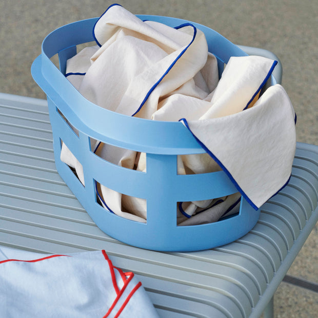 HAY Koš na prádlo Basket L, Light Grey - DESIGNSPOT