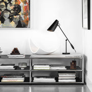 Northern Stolní lampa Birdy, Black / Steel - DESIGNSPOT