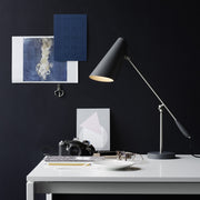 Northern Stolní lampa Birdy, Black / Steel - DESIGNSPOT