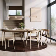 Northern Jídelní židle Oaki Dinning, Black Oak - DESIGNSPOT