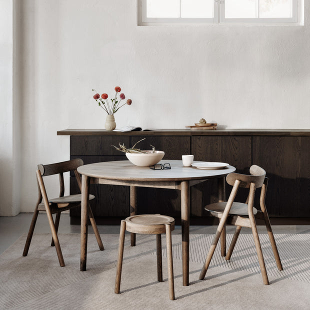 Northern Jídelní židle Oaki Dinning, Black Oak - DESIGNSPOT