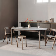 Northern Jídelní židle Oaki Dinning, Black Oak - DESIGNSPOT