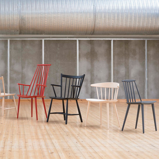 HAY Jídelní židle J42, Black - DESIGNSPOT