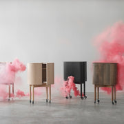 Northern Minibar Loud, Smoked Oak / Alu Front - DESIGNSPOT