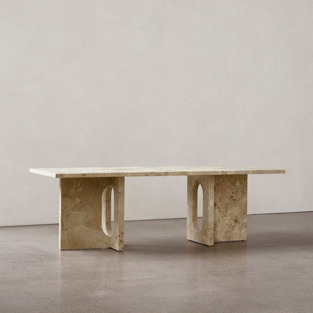 Audo Copenhagen Konferenční stolek Androgyne Lounge, Kunis Breccia Stone - DESIGNSPOT