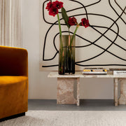 Audo Copenhagen Konferenční stolek Androgyne Lounge, Kunis Breccia Stone - DESIGNSPOT