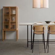 Audo Copenhagen Barová židle Co Counter Chair, Dark Stained Oak - DESIGNSPOT