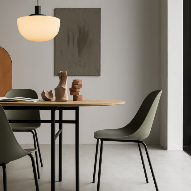 Audo Copenhagen Jídelní židle Harbour Side, Natural Oak / White - DESIGNSPOT