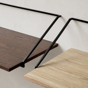 Audo Copenhagen Nástěnný stůl Rail Desk, Natural Oak - DESIGNSPOT