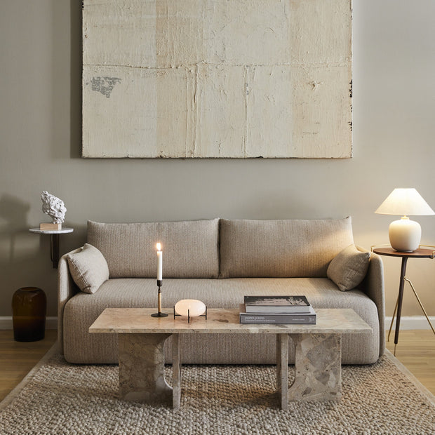 Audo Copenhagen Konferenční stolek Androgyne Lounge, Kunis Breccia Stone - DESIGNSPOT