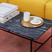 HAY Konferenční stolek Rebar, 80x49, Black Marble - DESIGNSPOT