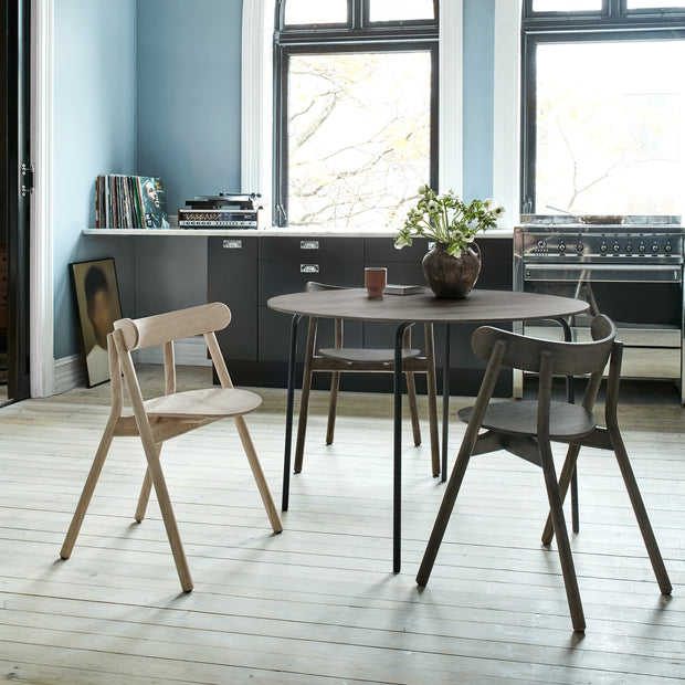 Northern Jídelní židle Oaki Dinning, Black Oak - DESIGNSPOT