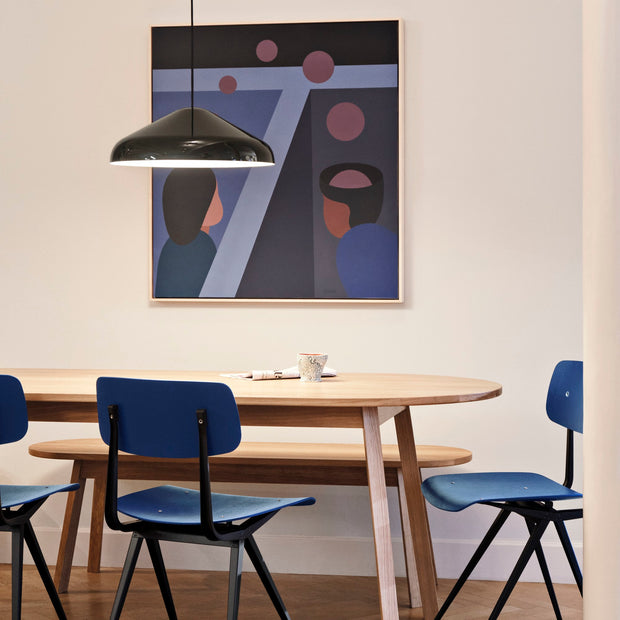 HAY Závěsná lampa Pao Steel 350, Cool Grey - DESIGNSPOT