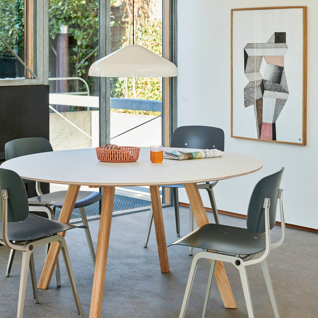 HAY Závěsná lampa Pao Steel 350, Cool Grey - DESIGNSPOT