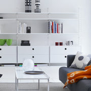 String Police na časopisy Magazine Shelf 78 x 30, White - DESIGNSPOT