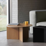 HAY Odkládací stolek Slit Wood, High Vivid Blue - DESIGNSPOT
