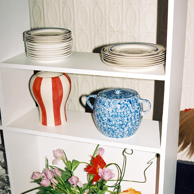 HAY Sada talířů Sobremesa Ø18, Blue, 2ks - DESIGNSPOT