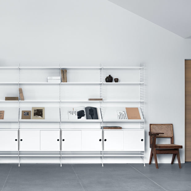 String Police na časopisy Magazine Shelf 78 x 30, White - DESIGNSPOT