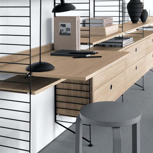 String Sada polic 58 x 30 cm, Oak, 3 kusy - DESIGNSPOT