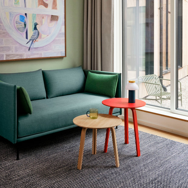 HAY Odkládací stolek Bella Ø45 High, White Oak - DESIGNSPOT
