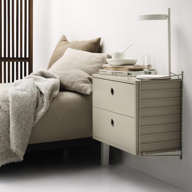 String Sada polic 58 x 30 cm, Beige, 3 kusy - DESIGNSPOT