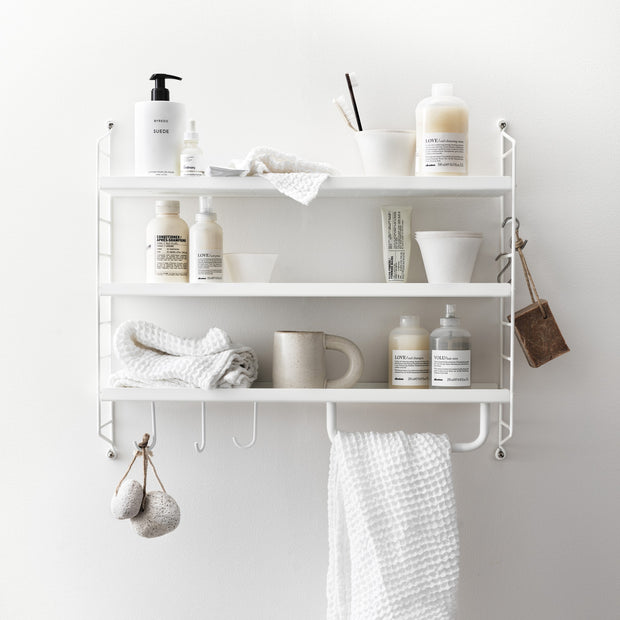 String Sada háčků 5ks, White - DESIGNSPOT