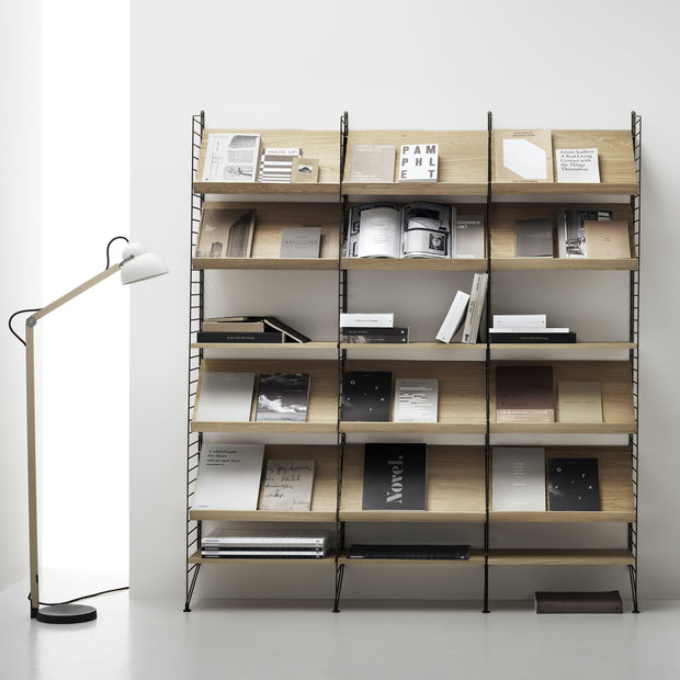 String Police na časopisy Magazine Shelf 78 x 30, Oak - DESIGNSPOT