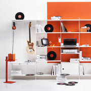 String Police s přihrádkami Bowl Shelf 78 x 30, White - DESIGNSPOT