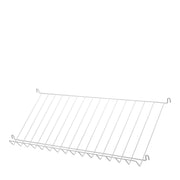 String Drátěná police na časopisy Wire Shelf 78 x 30, White - DESIGNSPOT