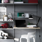 String Drátěná police na časopisy Wire Shelf 78 x 30, Black - DESIGNSPOT