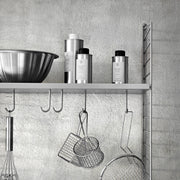 String Sada háčků 5ks, White - DESIGNSPOT