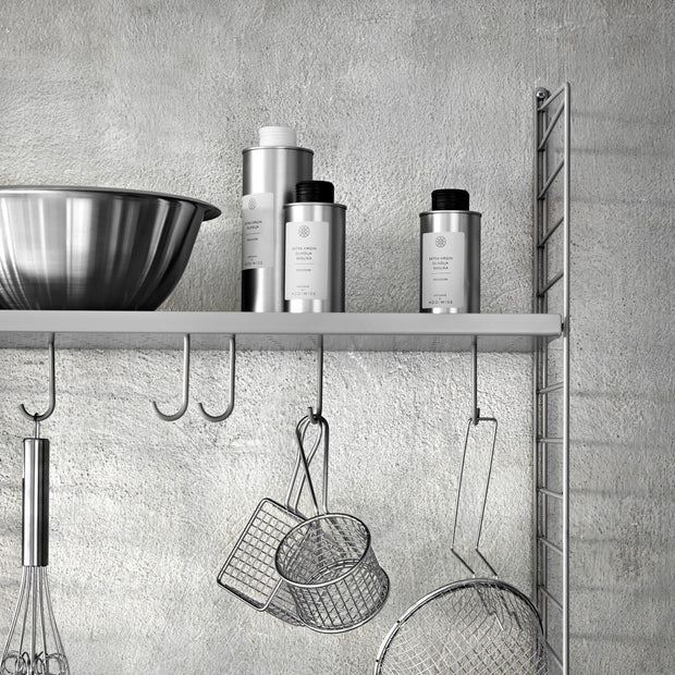 String Sada háčků 5ks, White - DESIGNSPOT