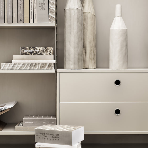String Sada polic 58 x 30 cm, Beige, 3 kusy - DESIGNSPOT