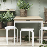 String Výklopný stolek Folding Table, Walnut / White - DESIGNSPOT
