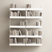 String Vysoká kovová police Metal Shelf High 58 x 30, Beige - DESIGNSPOT